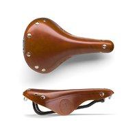 sella italia unisex epoca steel full leather saddle honey one size