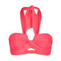 seafolly goddess bandeau red hot