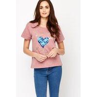 Sequin Heart Top