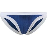 Seafolly Blue Brazilian Panties Swimwear Block Party women\'s Mix & match swimwear in blue