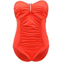 seafolly 1 piece nectarine orange swimsuit dd goddess tube womens swim ...