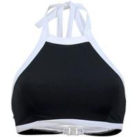 Seafolly Black bra swimwear top Block Party women\'s Mix & match swimwear in black