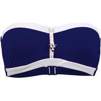 Seafolly Indigo Bandeau Swimsuit Block Party women\'s Mix & match swimwear in blue