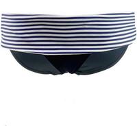 Seafolly Indigo Reverse Panties Riviera Stripe women\'s Mix & match swimwear in blue