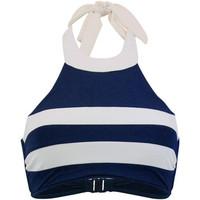 Seafolly Indigo Bra Swimsuit Block Party women\'s Mix & match swimwear in blue
