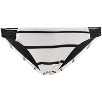 Seafolly White Bikini Panties Castaway Stripe women\'s Mix & match swimwear in white