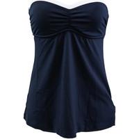 Seafolly Navy Blue Tankini Swimsuit Block Party C/D Cup women\'s Mix & match swimwear in blue