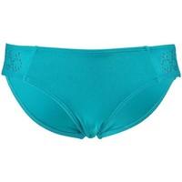 Seafolly Turquoise panties swimsuit Bottom Hipster Shimmer Laser Cut women\'s Mix & match swimwear in blue