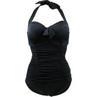 Seafolly 1 Piece Black Swimsuit women\'s Swimsuits in black