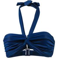 Seafolly Navy Blue Bandeau Swimsuit E Cup women\'s Mix & match swimwear in blue