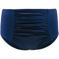 Seafolly Navy Blue High Waisted Bikini Bottom Swimwear women\'s Mix & match swimwear in blue