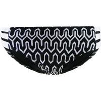 Seafolly Black Bikini Briefs Optic Wave Multi Strap women\'s Mix & match swimwear in black