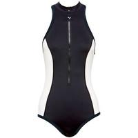 seafolly 1 piece black swimsuit block party scuba womens swimsuits in  ...