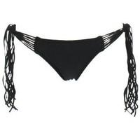 Seafolly Black Female Swimsuit panties Shimmer Spaghetti women\'s Mix & match swimwear in black