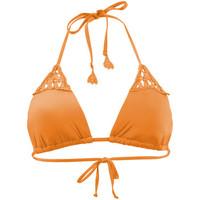 Seafolly Neon Mango Slide Triangle Swimwear Flower Festival women\'s Mix & match swimwear in orange