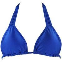 Seafolly Blue Triangle swimsuit Top Shimmer Spaghetti women\'s Mix & match swimwear in blue