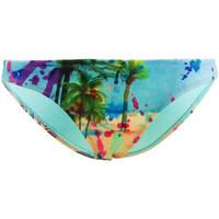 Seafolly Swimwear Panties Retro Black Jungle Out There women\'s Mix & match swimwear in blue