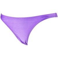 Seafolly Purple Tanga Swimsuit Bottom Shimmer Brazilian Pant women\'s Mix & match swimwear in purple