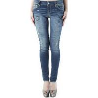 Sexy Woman GR_73719 women\'s Skinny Jeans in blue