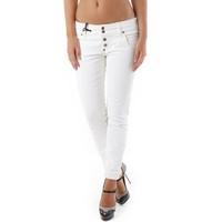 Sexy Woman GR_68765 women\'s Trousers in white