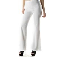 Sexy Woman GR_72795 women\'s Trousers in white