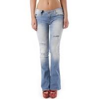 sexy woman gr 68015 womens bootcut jeans in blue