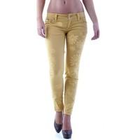 Sexy Woman GR_64146 women\'s Trousers in yellow