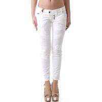 Sexy Woman GR_64850 women\'s Trousers in white