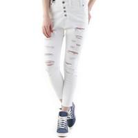 sexy woman gr 72778 womens boyfriend jeans in white