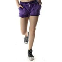 sexy woman gr 71643 womens shorts in purple