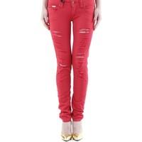 Sexy Woman GR_71791 women\'s Skinny Jeans in red