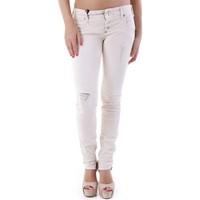 Sexy Woman GR_67657 women\'s Jeans in BEIGE