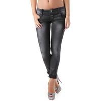 Sexy Woman GR_68410 women\'s Skinny jeans in black