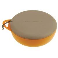 sea to summit camping delta bowl with lid orangegrey