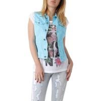 sexy woman gr 63285 womens cardigans in blue