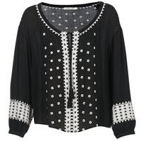 see u soon 7117029 womens blouse in black