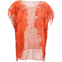 Seafolly Nectarine Orange Tunic Lace Works women\'s Tunic dress in orange
