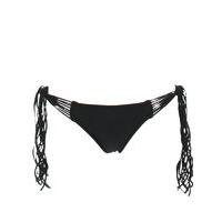 seafolly black female swimsuit panties shimmer spaghetti