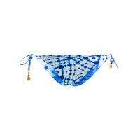 seafolly blue reversible brazilian bikini bottom caribbean ink