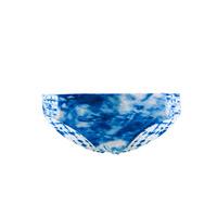 seafolly blue reversible bikini panties caribbean ink