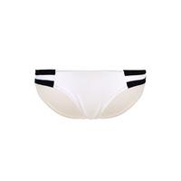 seafolly white spliced hipsters swimwear block party