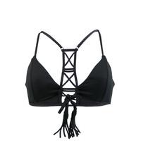 Seafolly Black Loop front Bralette