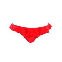 seafolly woman panties swimsuit shimmer red salsa