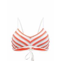 seafolly nectarine orange bralette swimsuit coast to coast