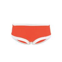 Seafolly Nectarine Orange Shorty Swimsuit Block Party