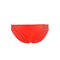 seafolly nectarine orange swimsuit panties mesh about