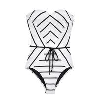 Seafolly 1 Piece White Swimsuit Castaway Stripe