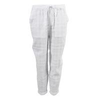 Seafolly White Textured Dobby Pants Tibetan Travel