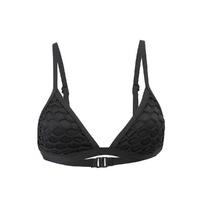 seafolly black triangle swimsuit top about mesh