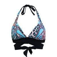 Seafolly Blue Triangle Bikini Top Kashmir